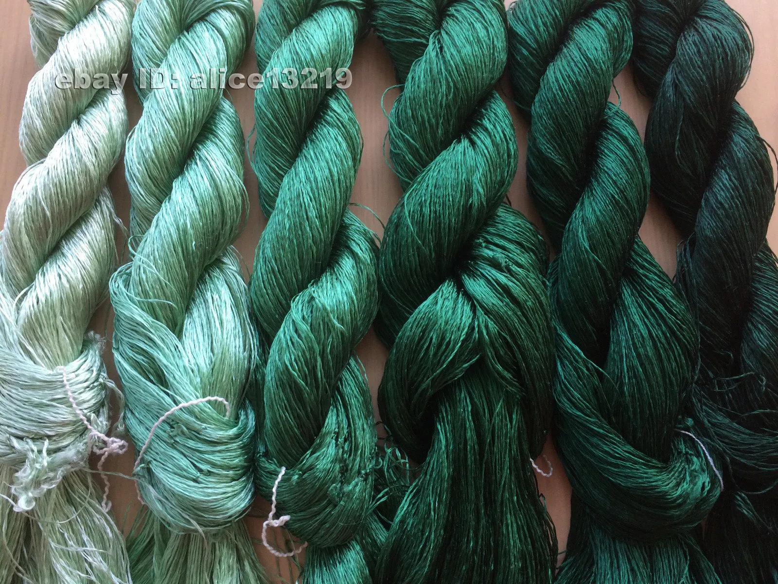 6bundles 100%real mulberry silk,hand-dyed embroidery silk floss/thread N5