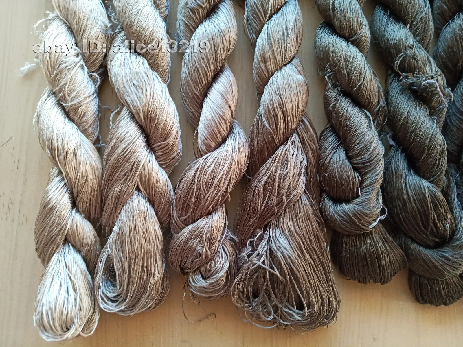7bundles 100%real mulberry silk,hand-dyed embroidery silk floss/thread N84