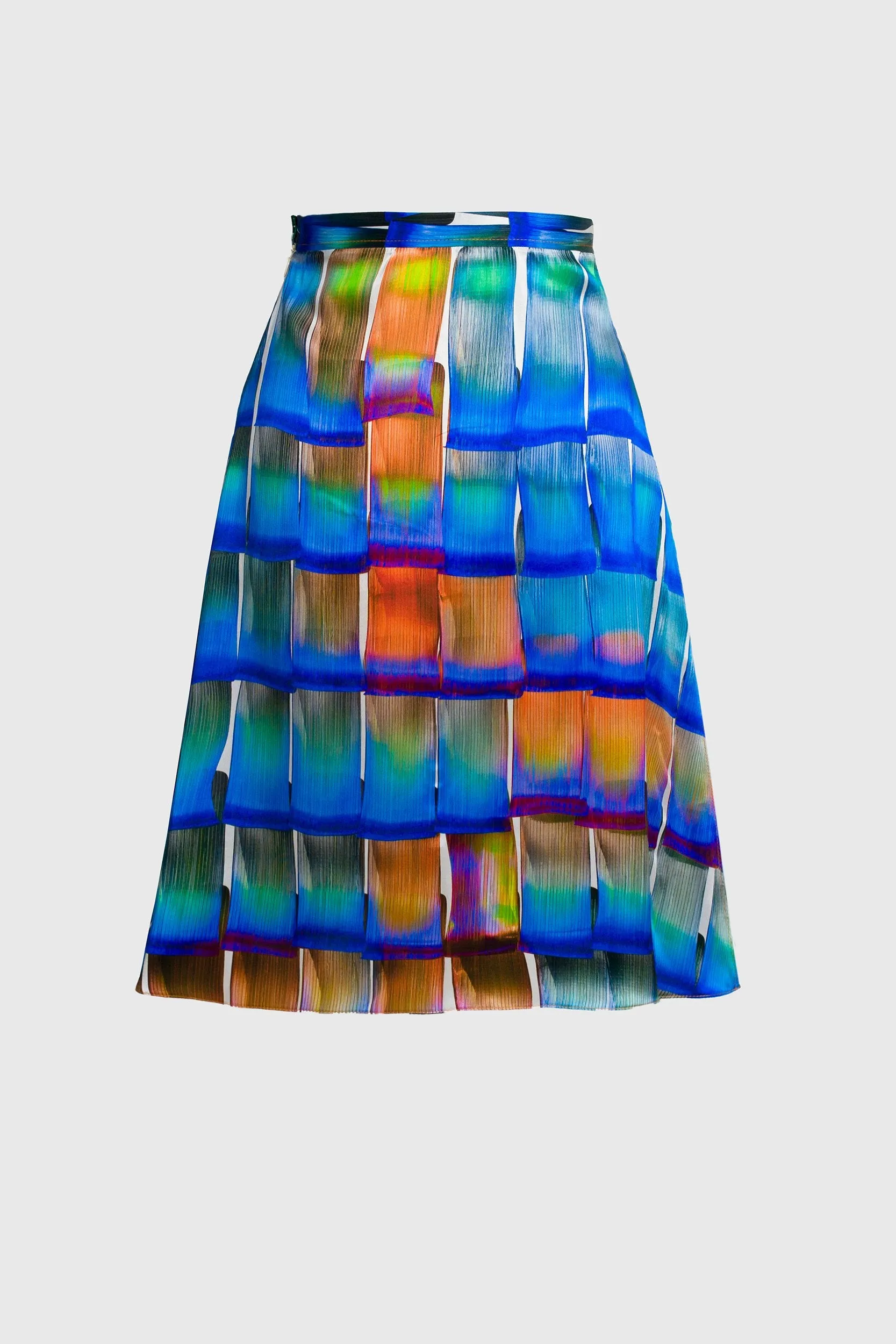 A-Line Electric Blue Skirt