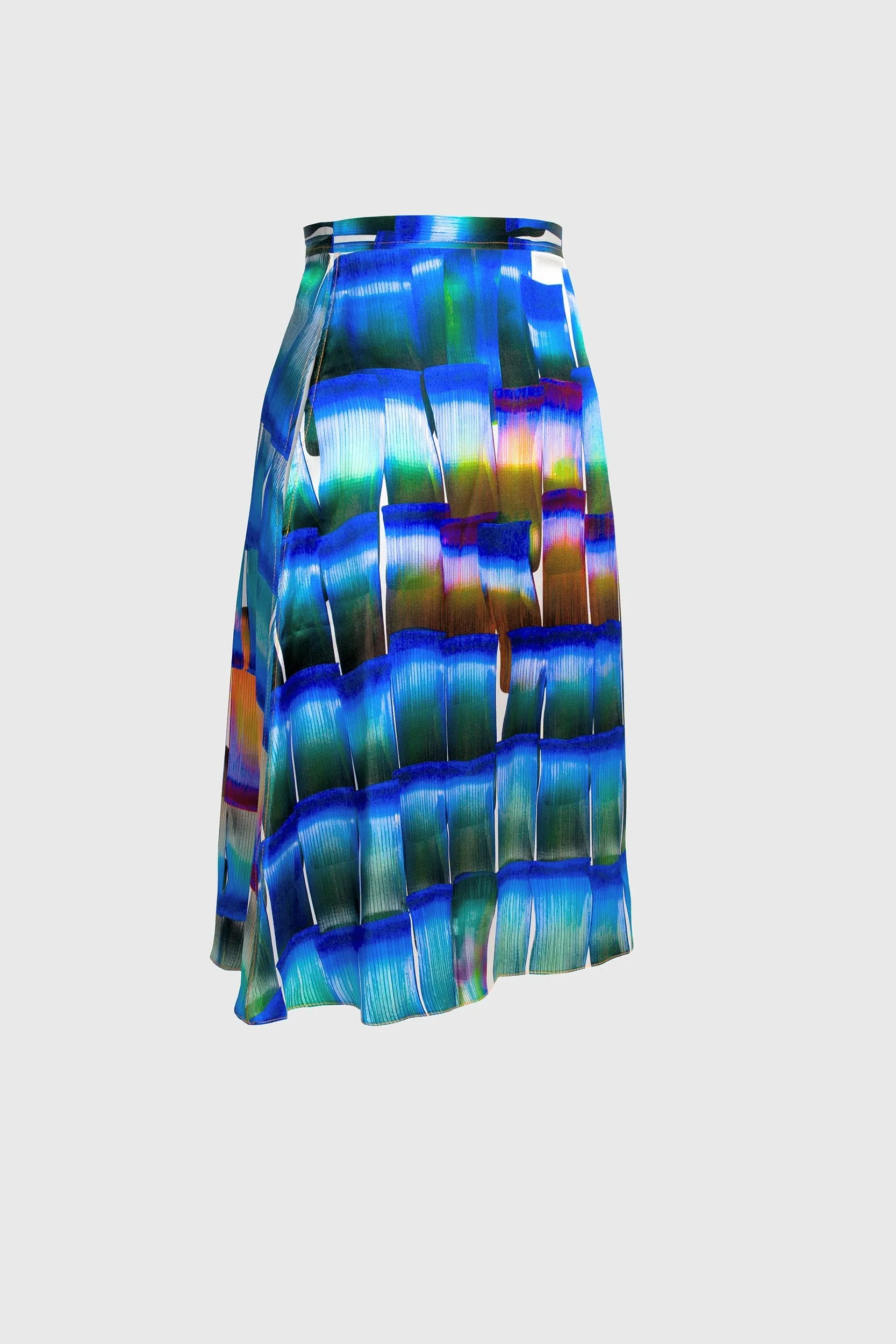 A-Line Electric Blue Skirt