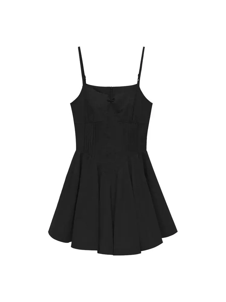 A-line suspender dress【s0000008427】