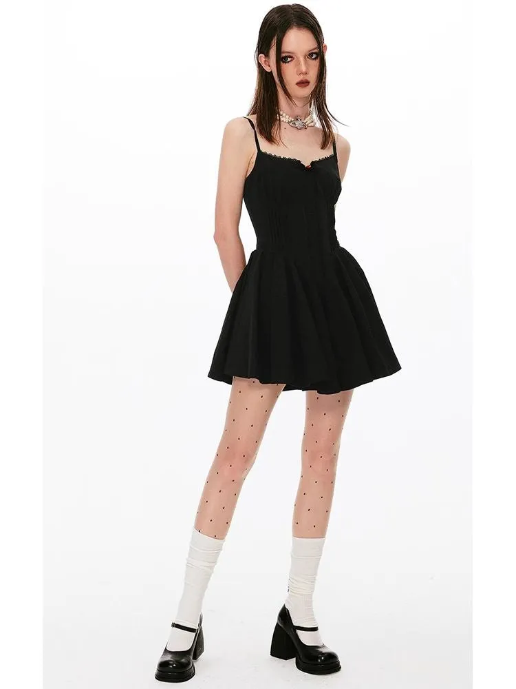 A-line suspender dress【s0000008427】