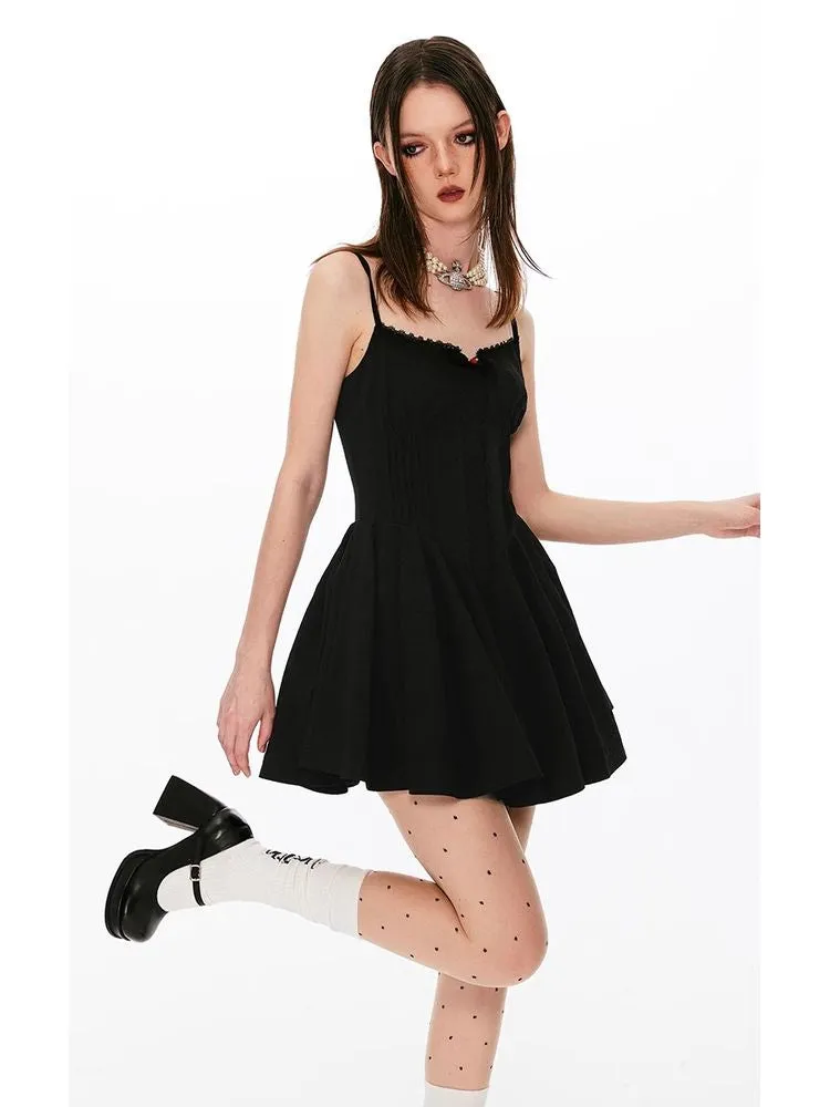 A-line suspender dress【s0000008427】