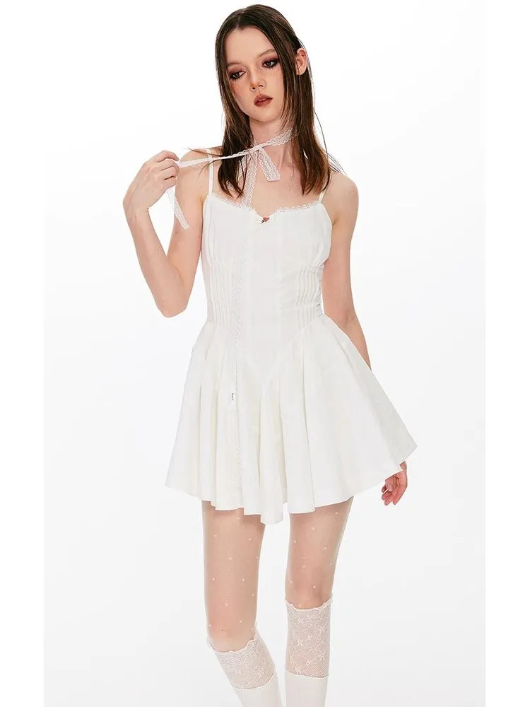 A-line suspender dress【s0000008427】