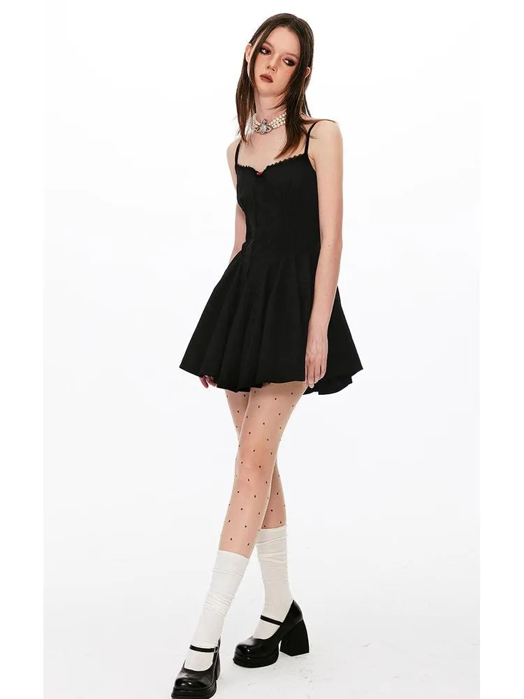 A-line suspender dress【s0000008427】