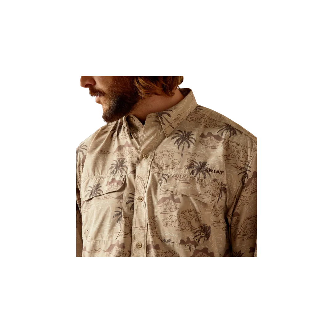 Ariat Men's Venttek Outbound Classic Fit Desert Mocha Shirt