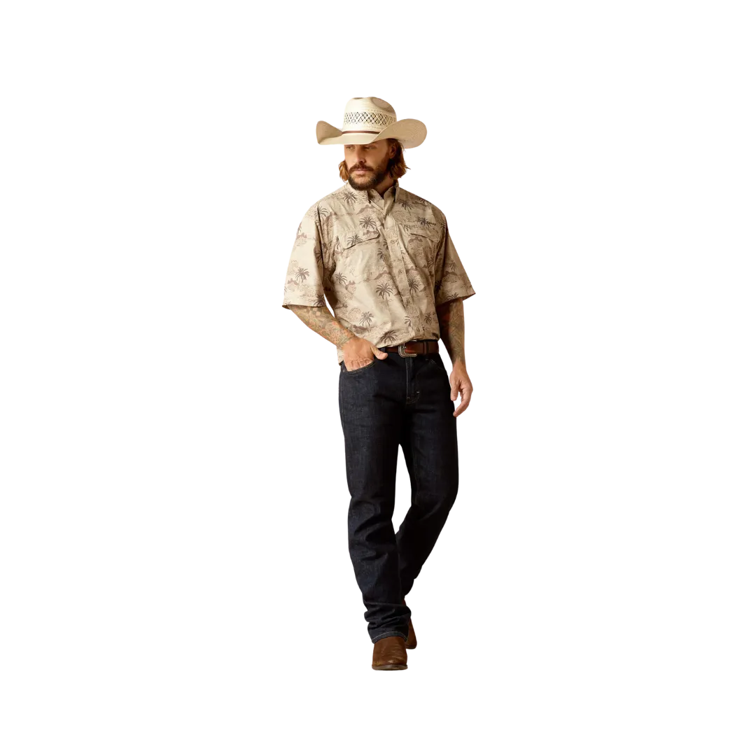 Ariat Men's Venttek Outbound Classic Fit Desert Mocha Shirt