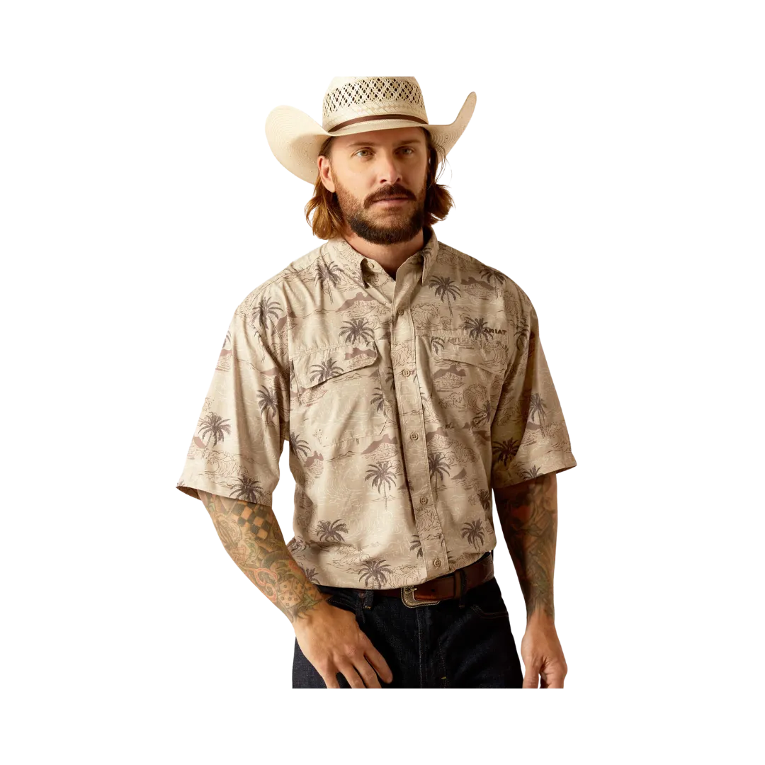 Ariat Men's Venttek Outbound Classic Fit Desert Mocha Shirt