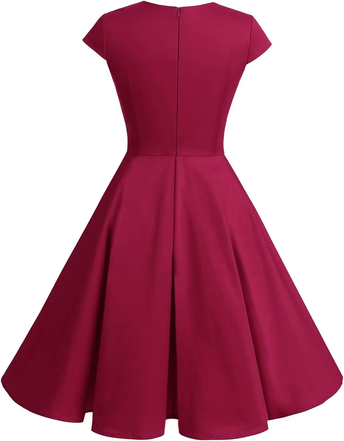 Bbonlinedress Women Short 1950s Retro Vintage Cocktail Party Swing Dresses