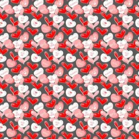 Candy Hearts 1 mil PUL Fabric - Made in the USA