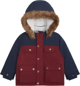 Carter's Boys' Warm Winter Parka Hooded Jacket