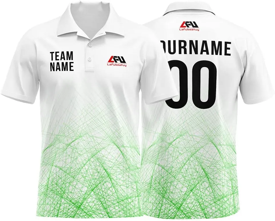 Custom Polo Shirts Print Personalized T-Shirts Uniform for Men Women Boy