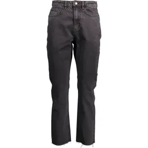 Desigual Black Cotton Women Jean