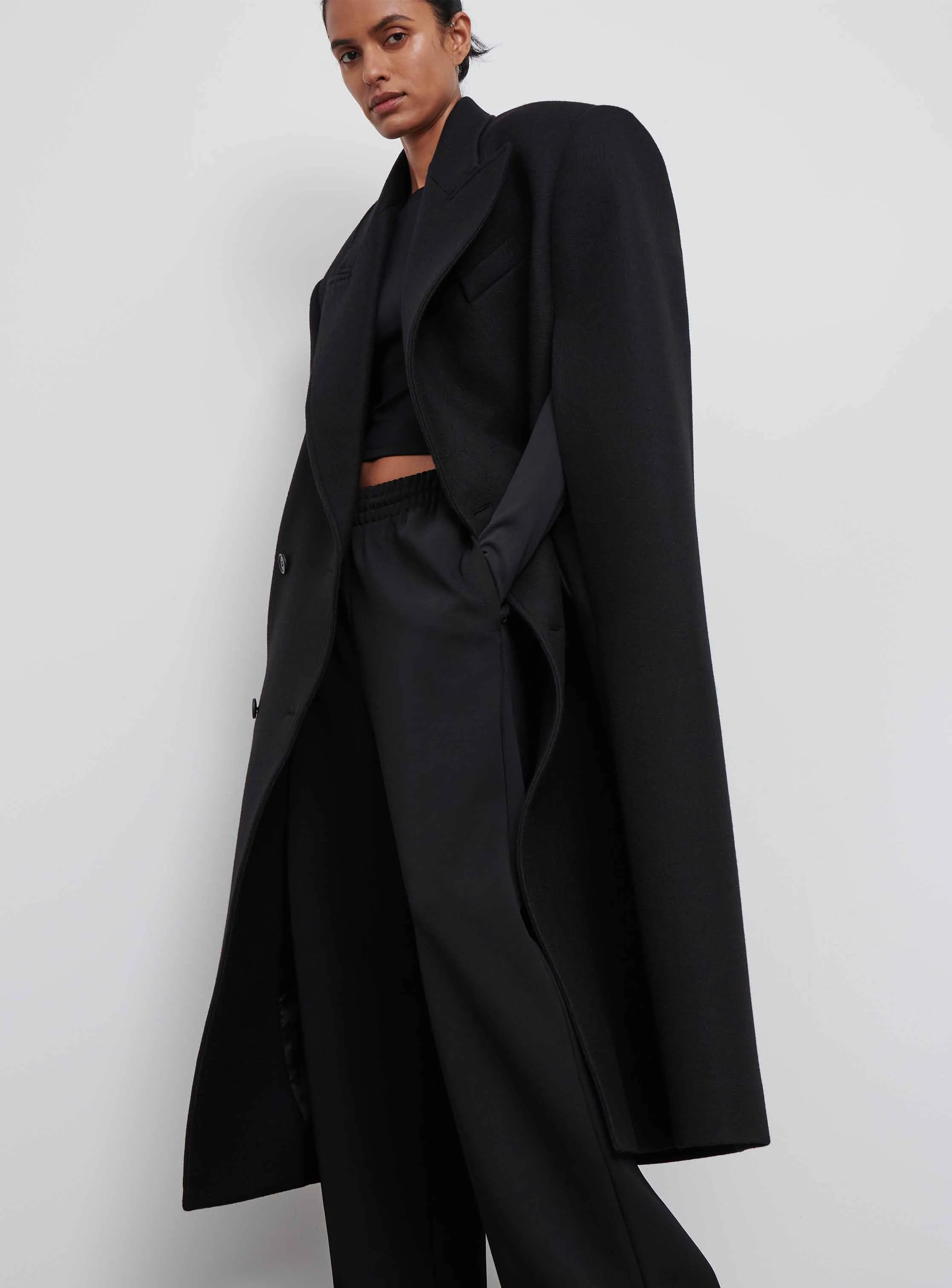 Double Breasted Cape