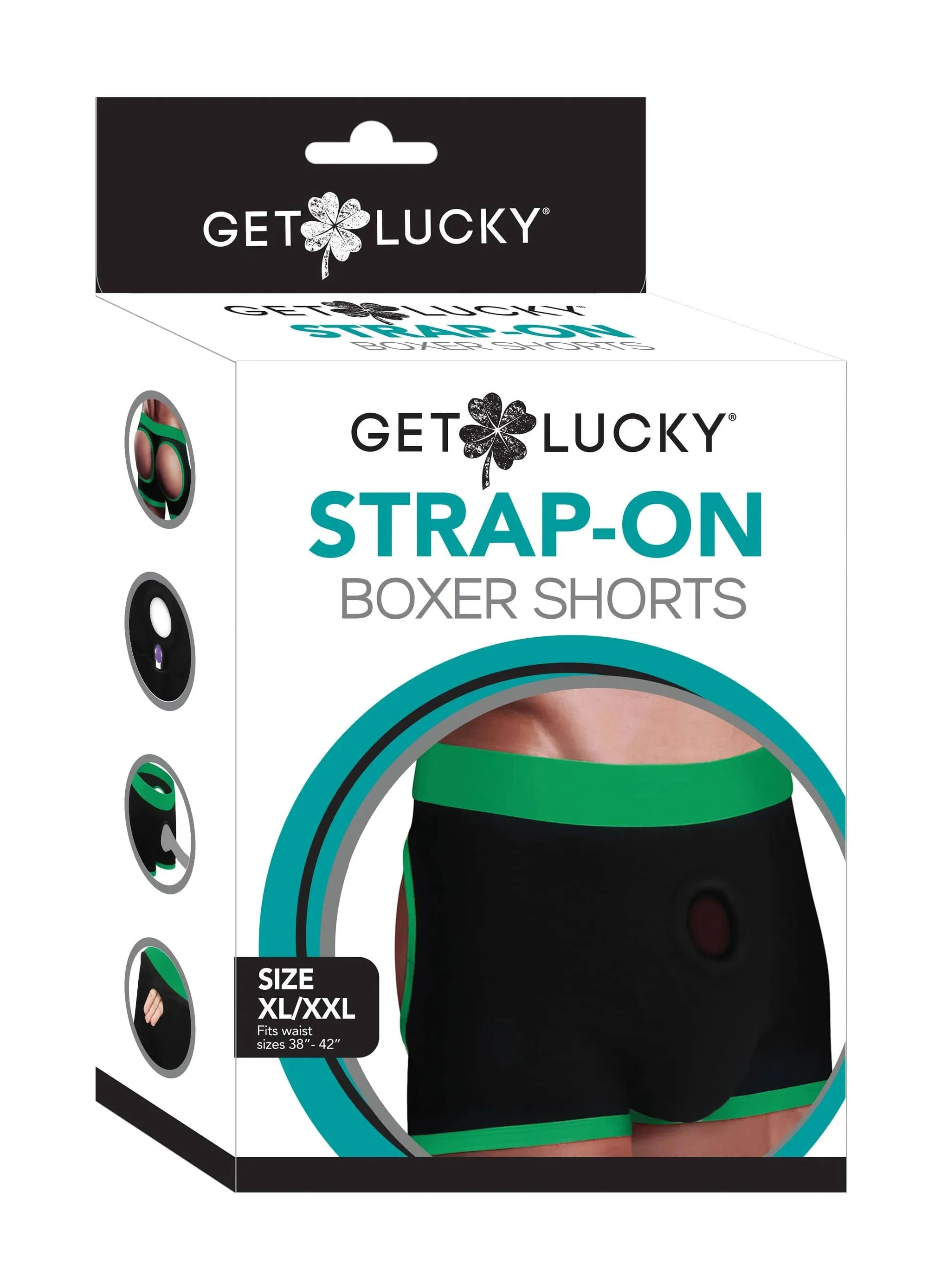 Get Lucky Strap-on Boxer Shorts XL/XXL