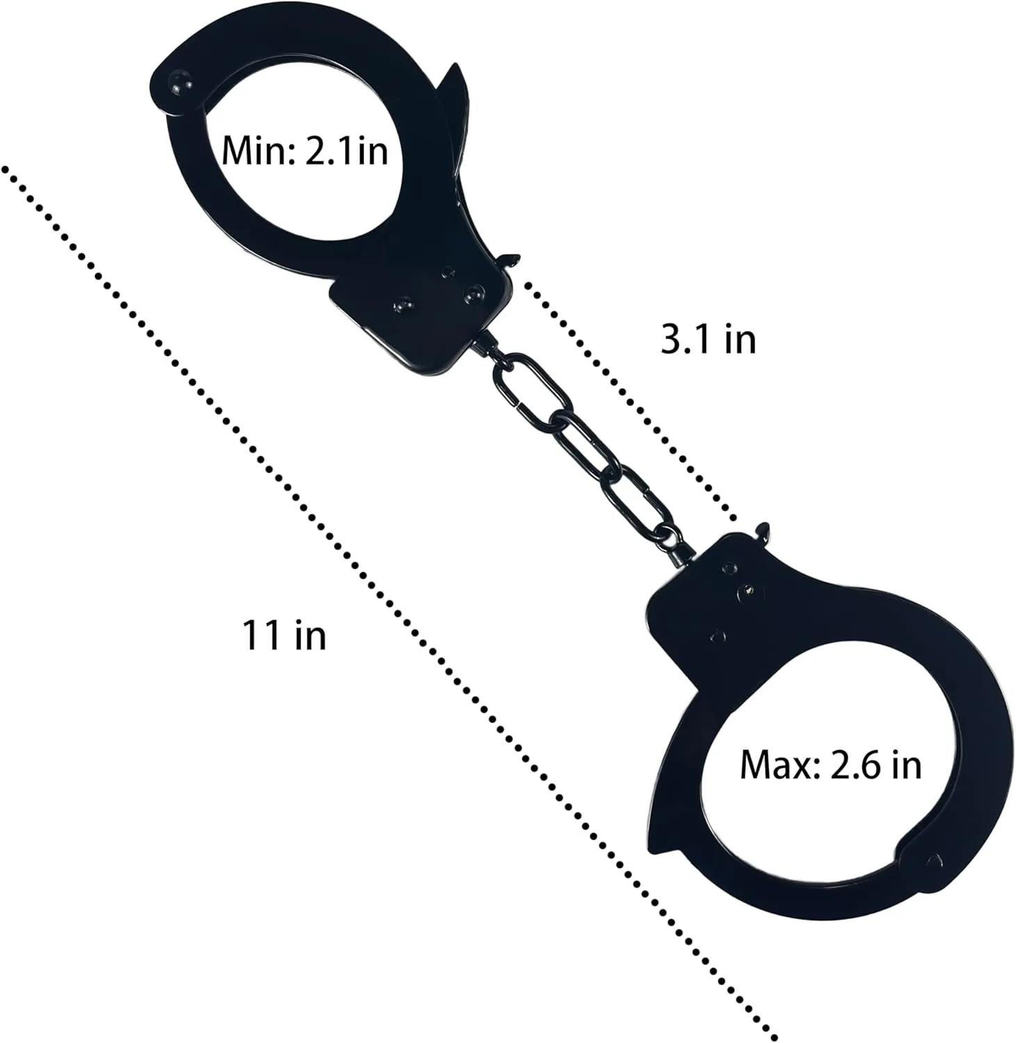 Handcuffs with Keys Police Badge Police Officer Costumes Set, Halloween Police Pretend Play Dress Up Accessory (Style - A)