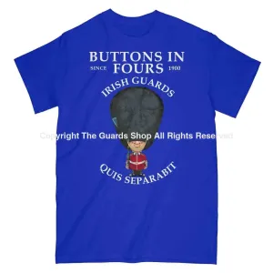 IRISH GUARDS BUTTONS IN FOURS Military Printed T-Shirt