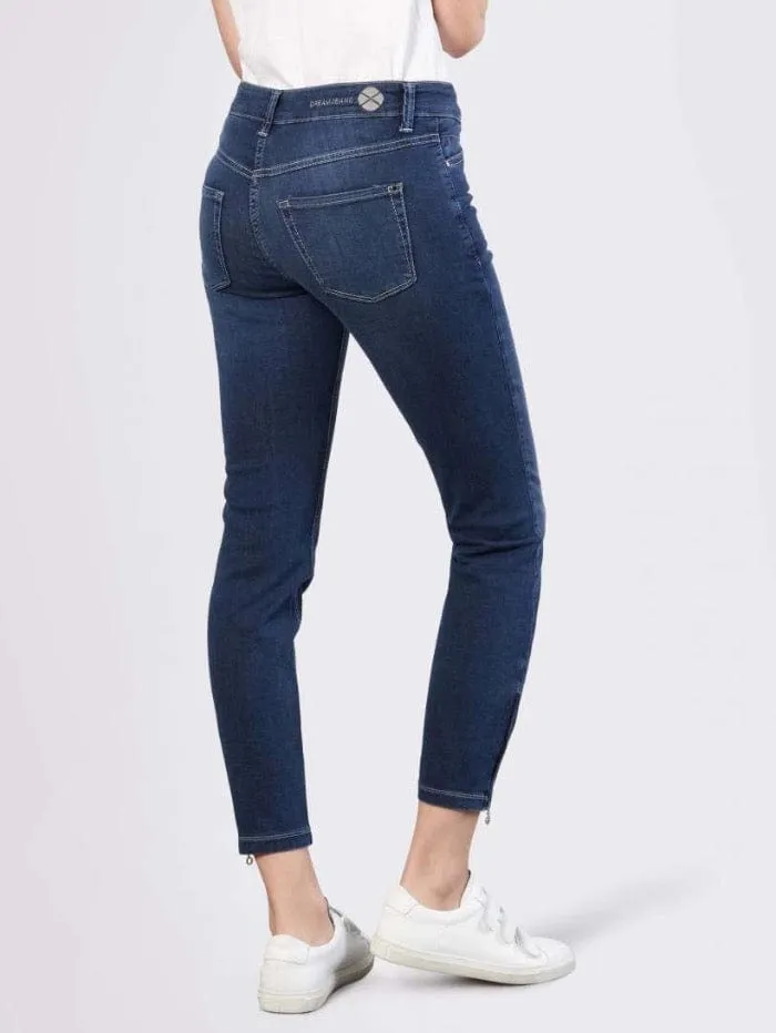 Mac Dream M Chic Summer Jeans 5471 0355L D853 Dark Used Blue