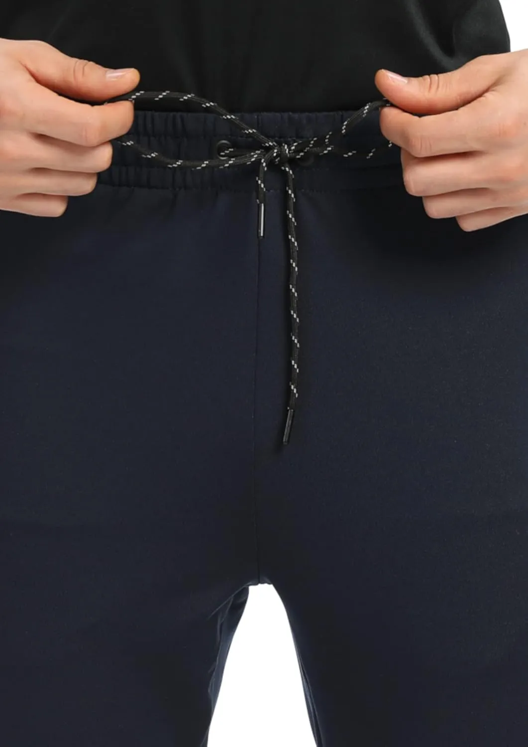 Men's Jogger Sweatpants with Zipper Pockets Track Joggers Workout Gym Sweat Pants for Men(1 Pack/2 Pack)