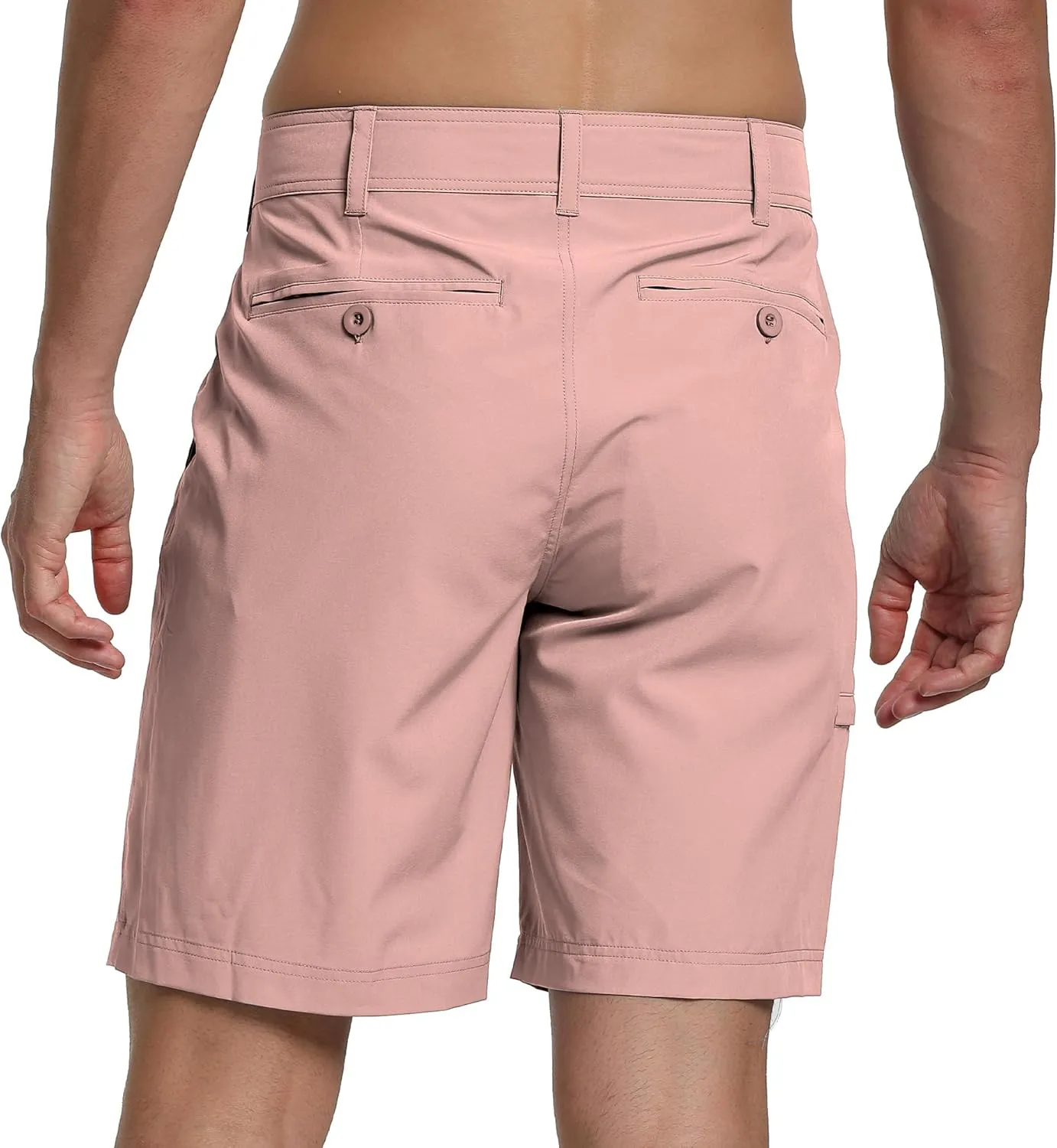 Men's Lightweight 9" Golf Shorts Quick Dry Stretch Hybrid Shorts