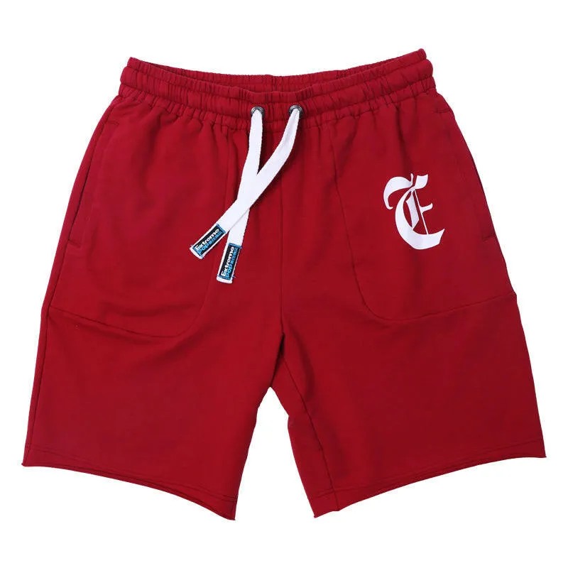 Mens Shorts  Cotton French Terry Summer Beach Shorts