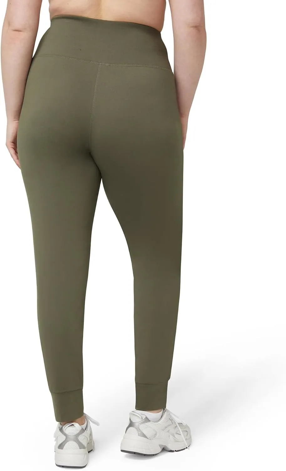 No Nonsense Women's Athletic Jogger with 4-Way Stretch, Pockets, High-Waisted Lounge Pants for Yoga, Running, Workout