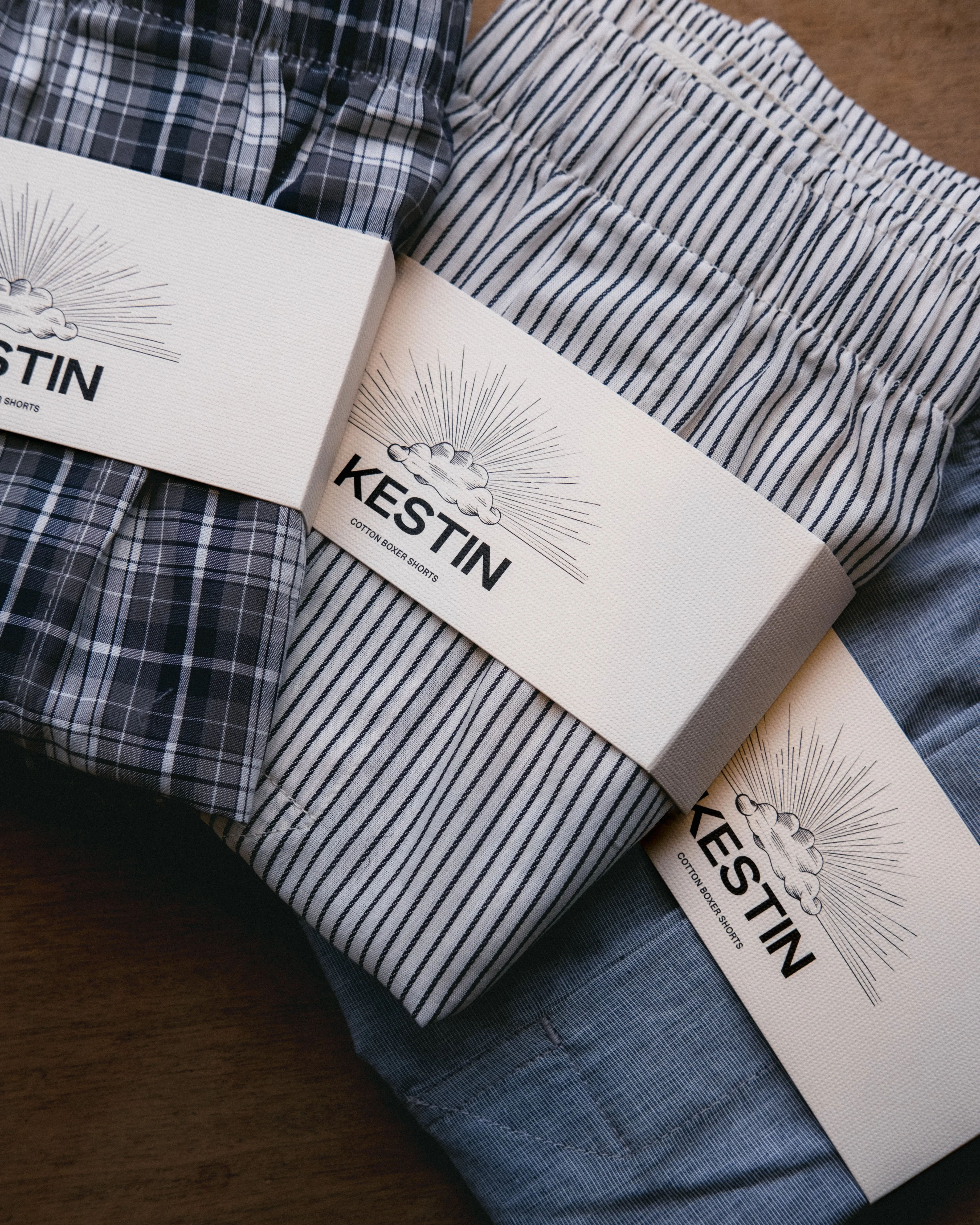 Port O Leith Boxer in Patchwork Italian Cotton