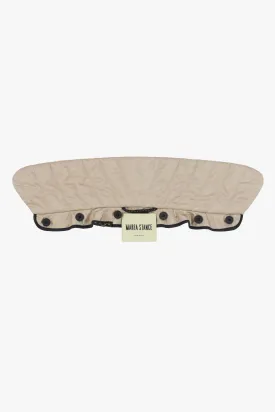 Quilted Collar - Stone / Black
