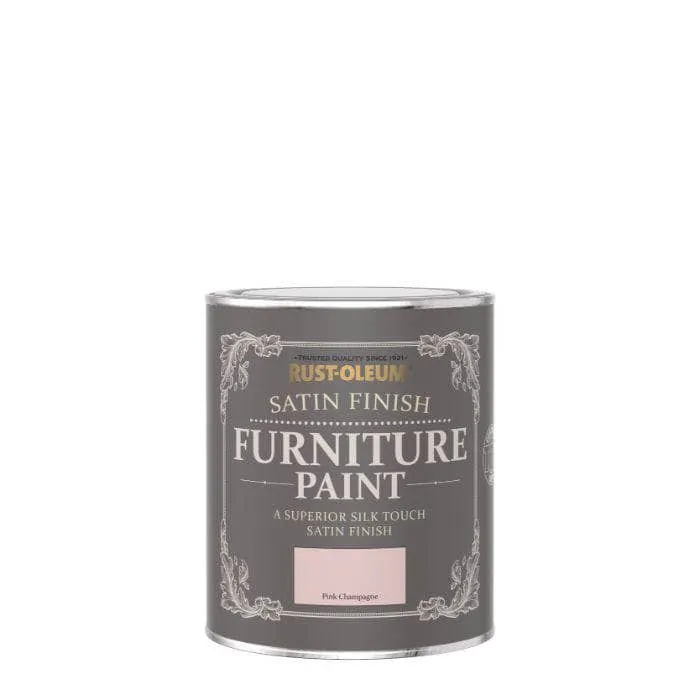 Rust-Oleum Satin Furniture Paint 750ml - Pink Champagne