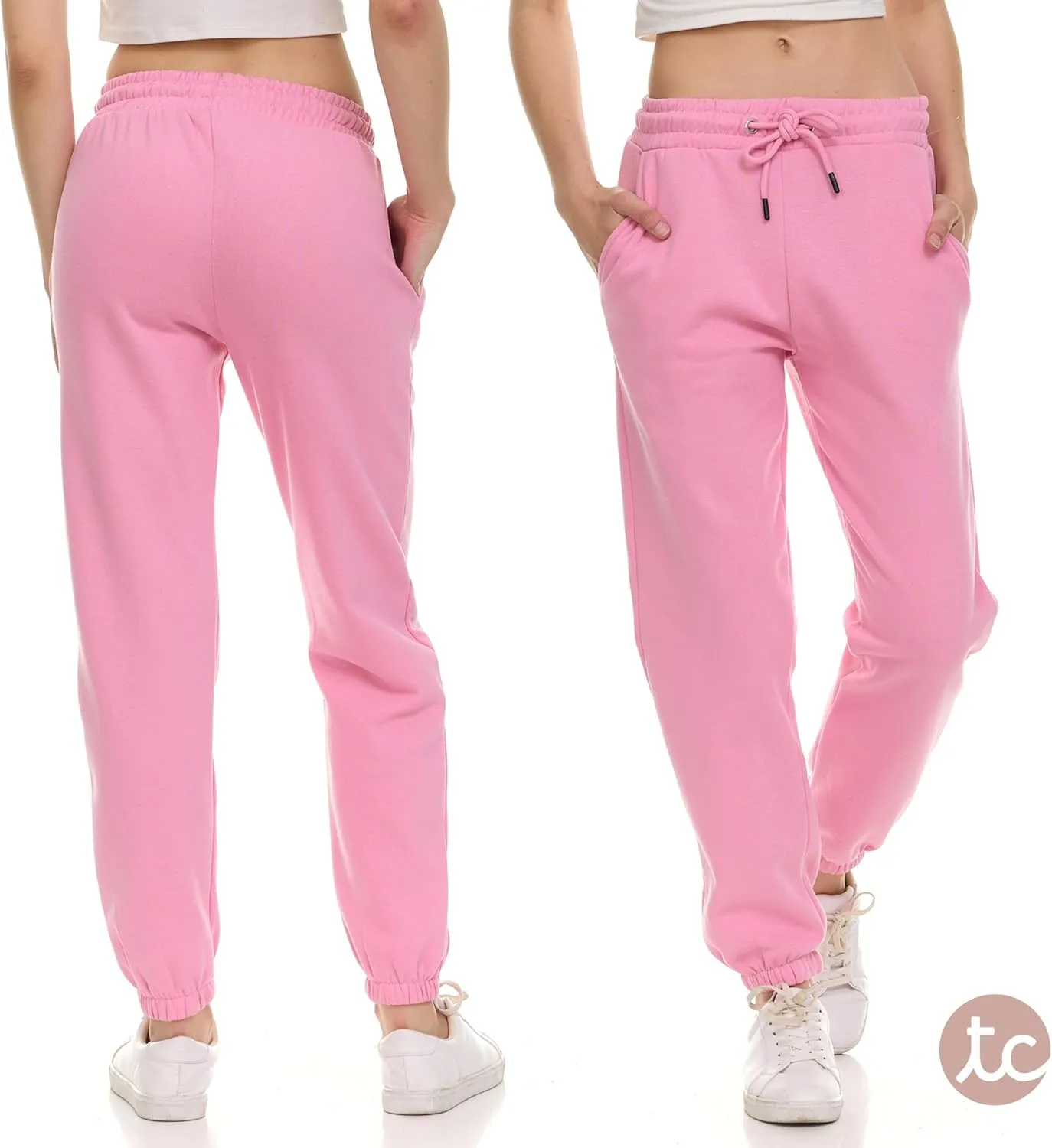 Sweatpants for Women, Closed Cinch Bottom Fleece Lounge Womens Oversized Joggers