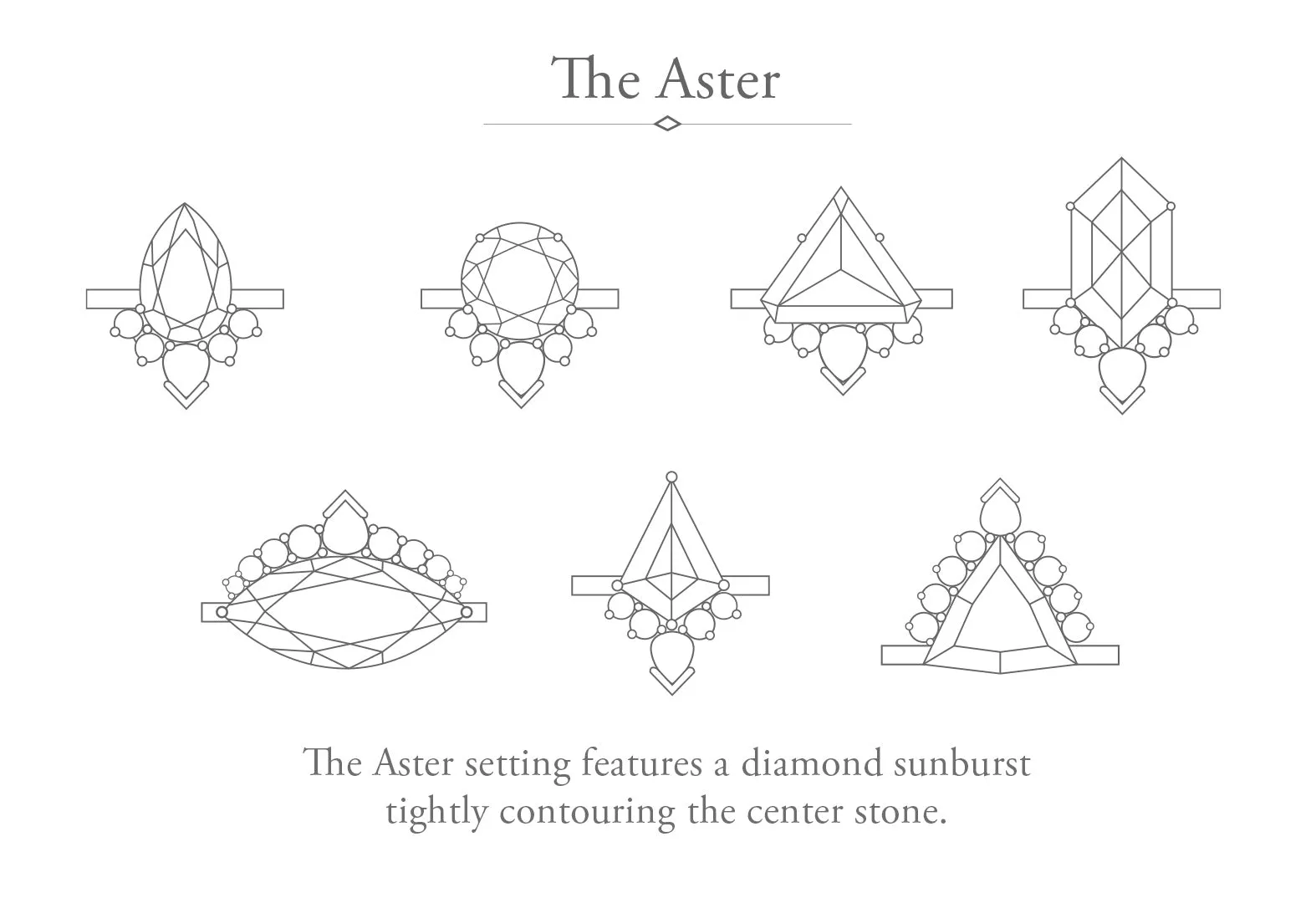The Aster Ring with a .95ct Kite Shaped Lab Grown Diamond