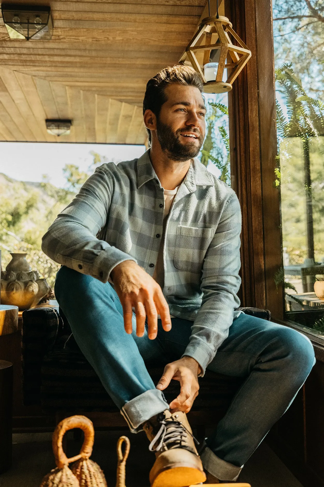 The Ripper Organic Cotton Plaid - Light Green