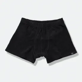 Thing Fabrics - Towelling Boxer Shorts Black