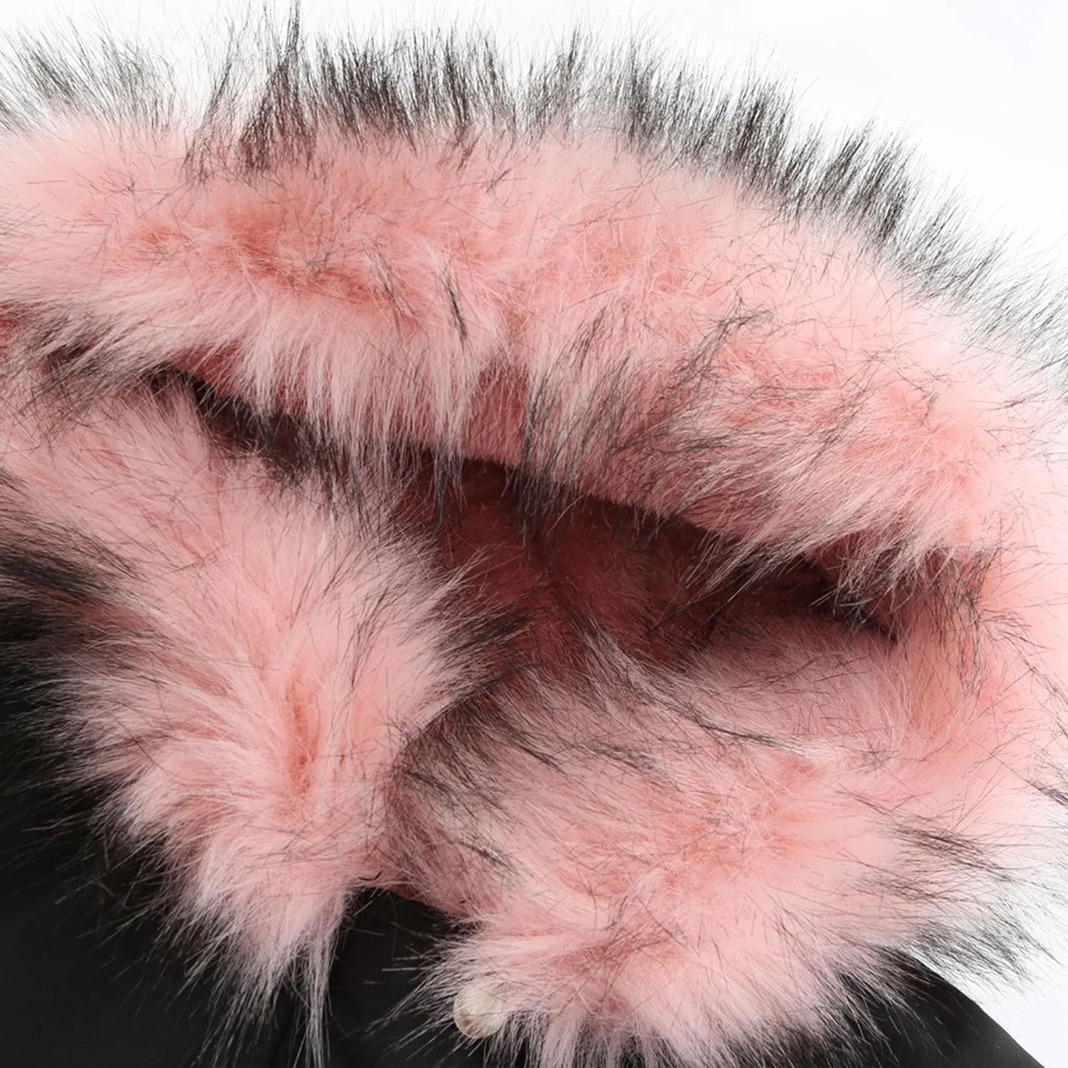 Women's Winter Coats Safari Parkas Fur Hooded Sherpa Lined Parka Coat Warm Thicken Anoraks Fleece Jacket